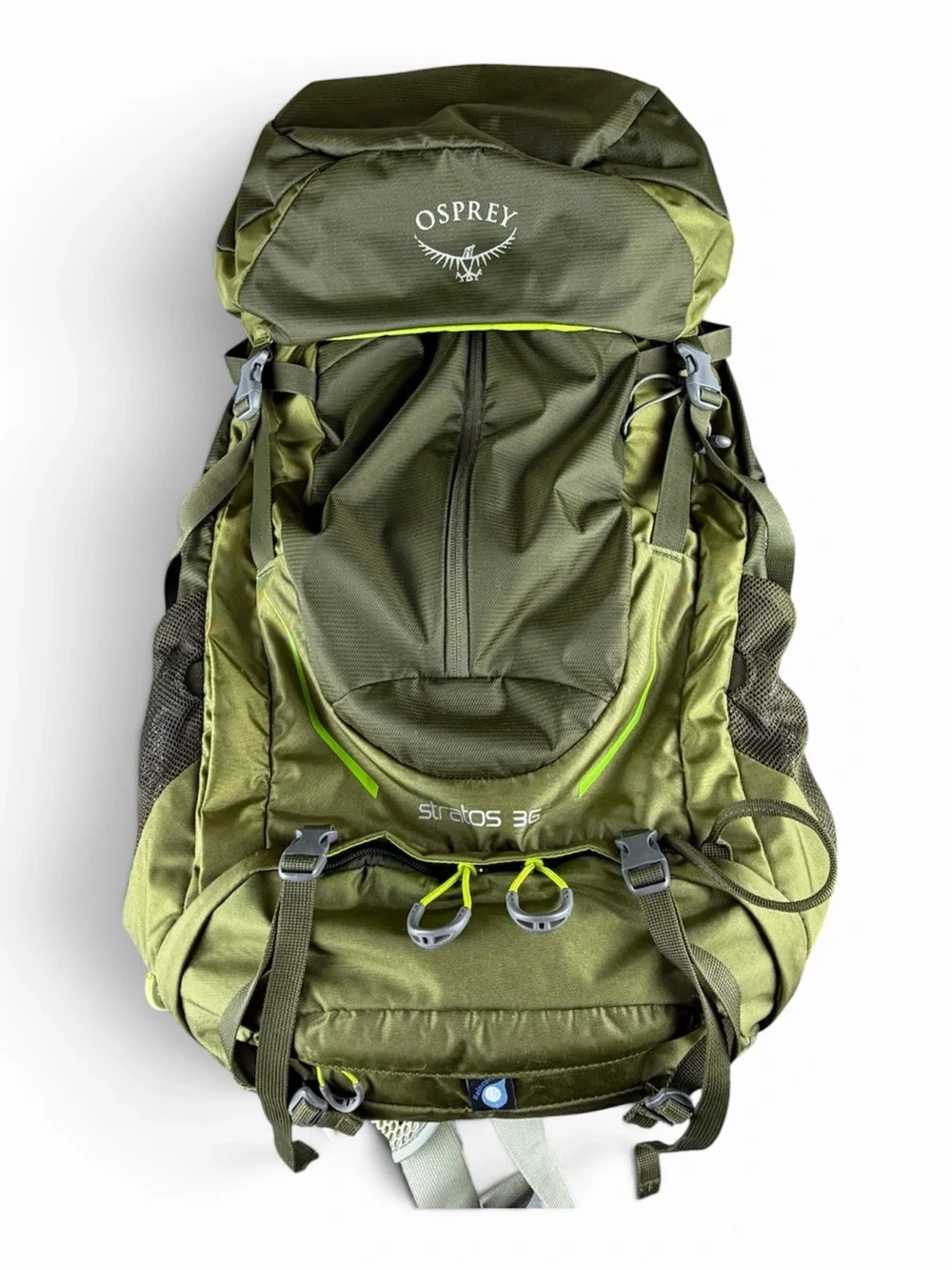 Osprey Stratos 36 Hiking Backpack Green SzM/L AirSpeed Rucksack+New KUIU Bladder